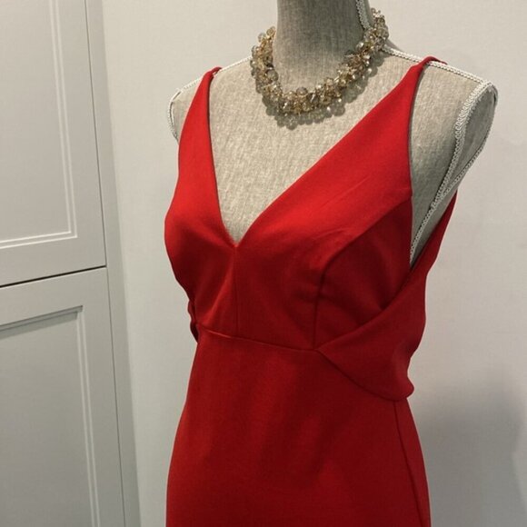 Mystic Red Midi Dress - Picture 2 of 16